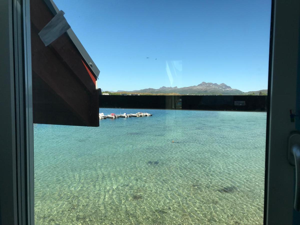 Nappstraumen Seafront Cabin Leknes Exterior foto