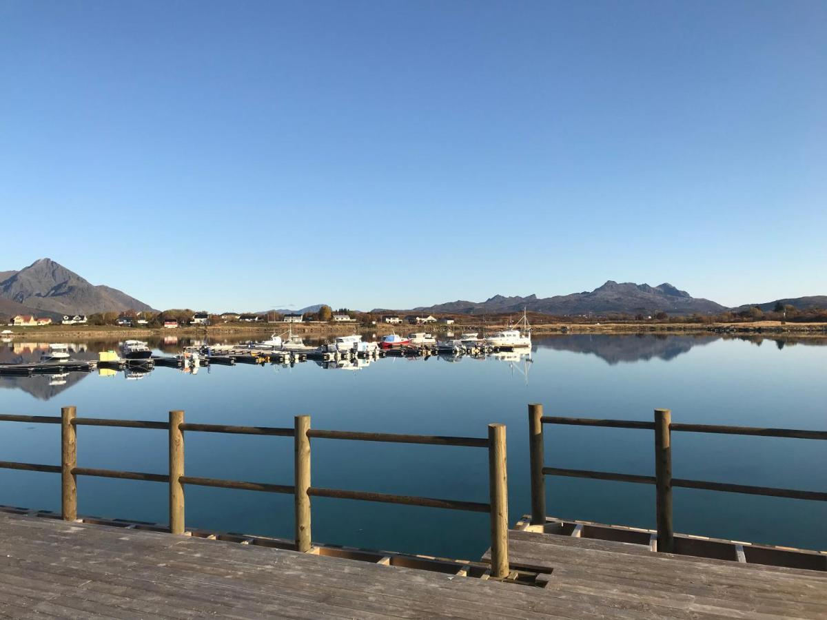 Nappstraumen Seafront Cabin Leknes Exterior foto