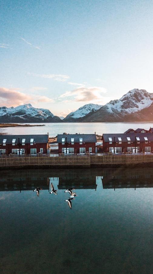 Nappstraumen Seafront Cabin Leknes Exterior foto